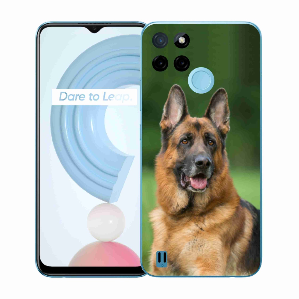 Gélový kryt mmCase na Realme C21Y/C25Y - nemecký ovčiak