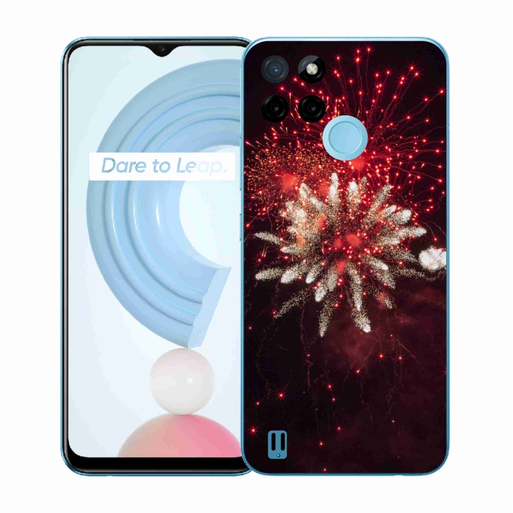 Gélový kryt mmCase na Realme C21Y/C25Y - ohňostroj