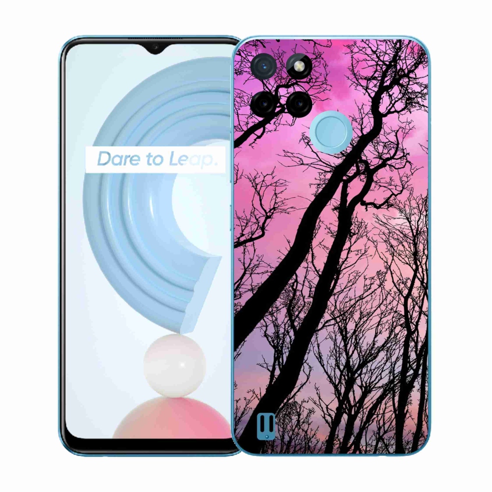 Gélový kryt mmCase na Realme C21Y/C25Y - opadané stromy
