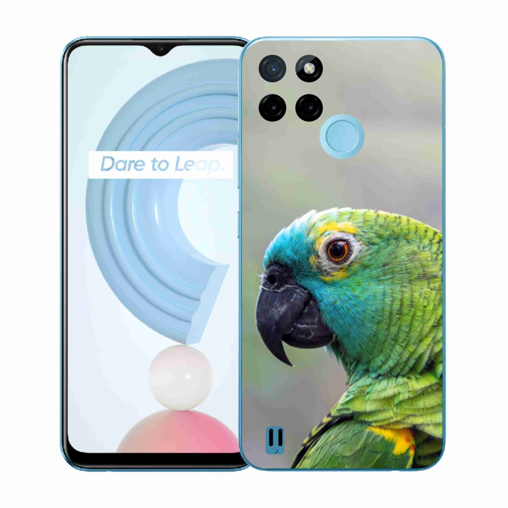 Gélový kryt mmCase na Realme C21Y/C25Y - papagáj amazoňan