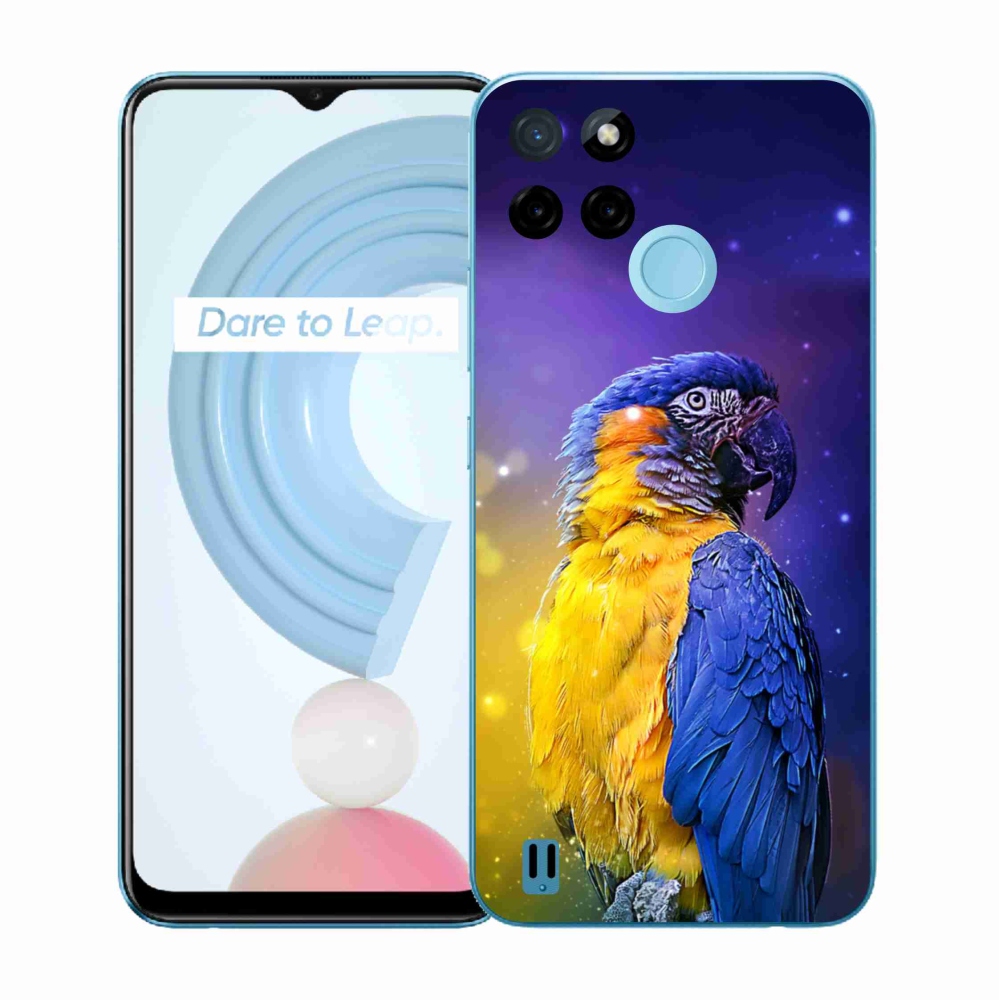 Gélový kryt mmCase na Realme C21Y/C25Y - papagáj ara 1