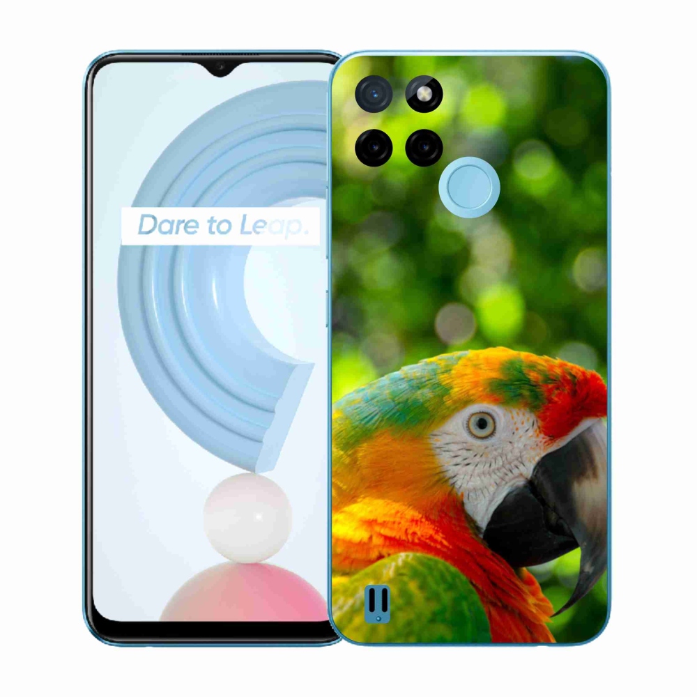 Gélový kryt mmCase na Realme C21Y/C25Y - papagáj ara 3