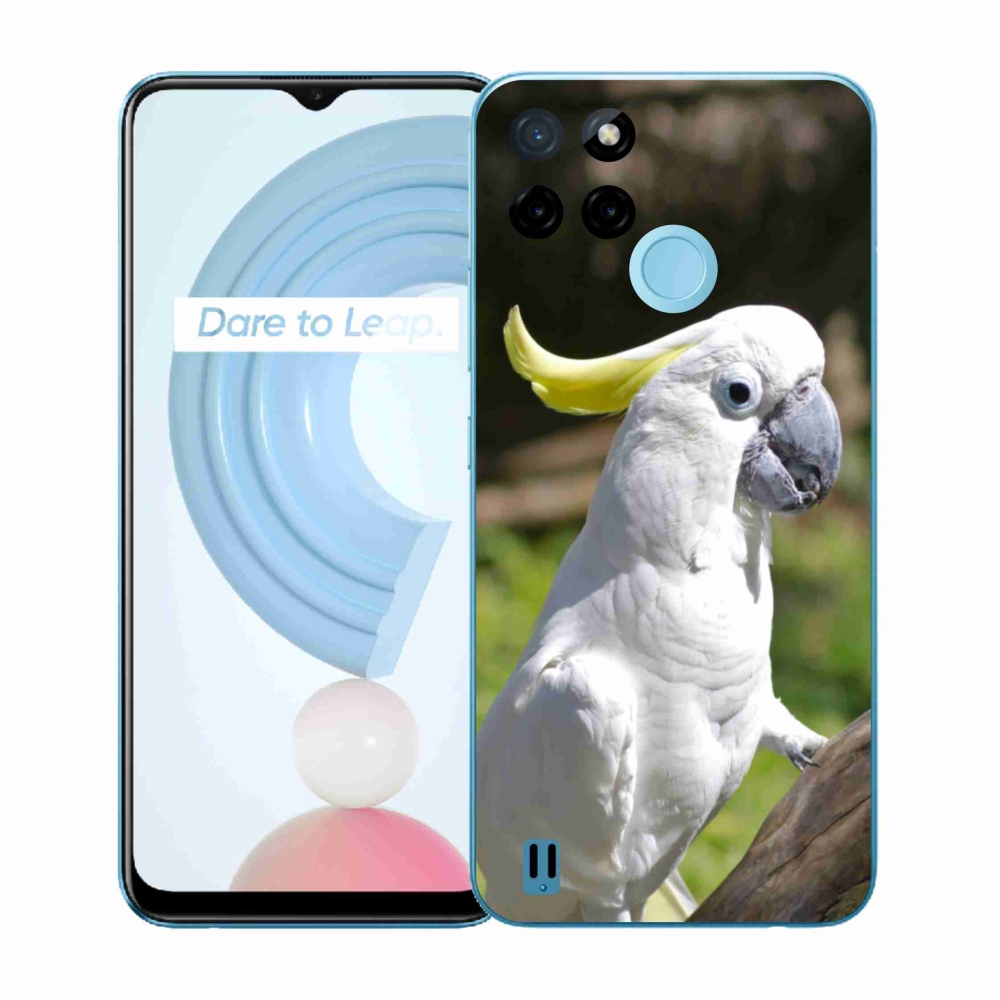 Gélový kryt mmCase na Realme C21Y/C25Y - papagáj kakadu 2
