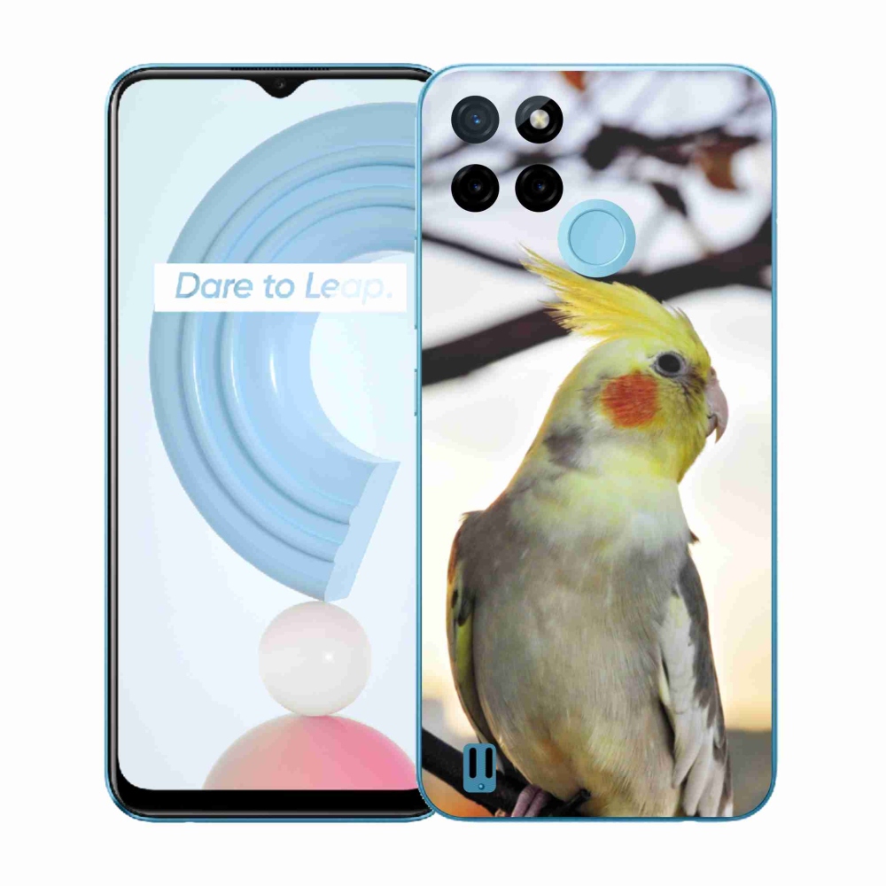 Gélový kryt mmCase na Realme C21Y/C25Y - papagáj korela