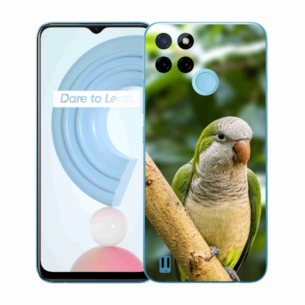 Gélový kryt mmCase na Realme C21Y/C25Y - papagáj mníšok