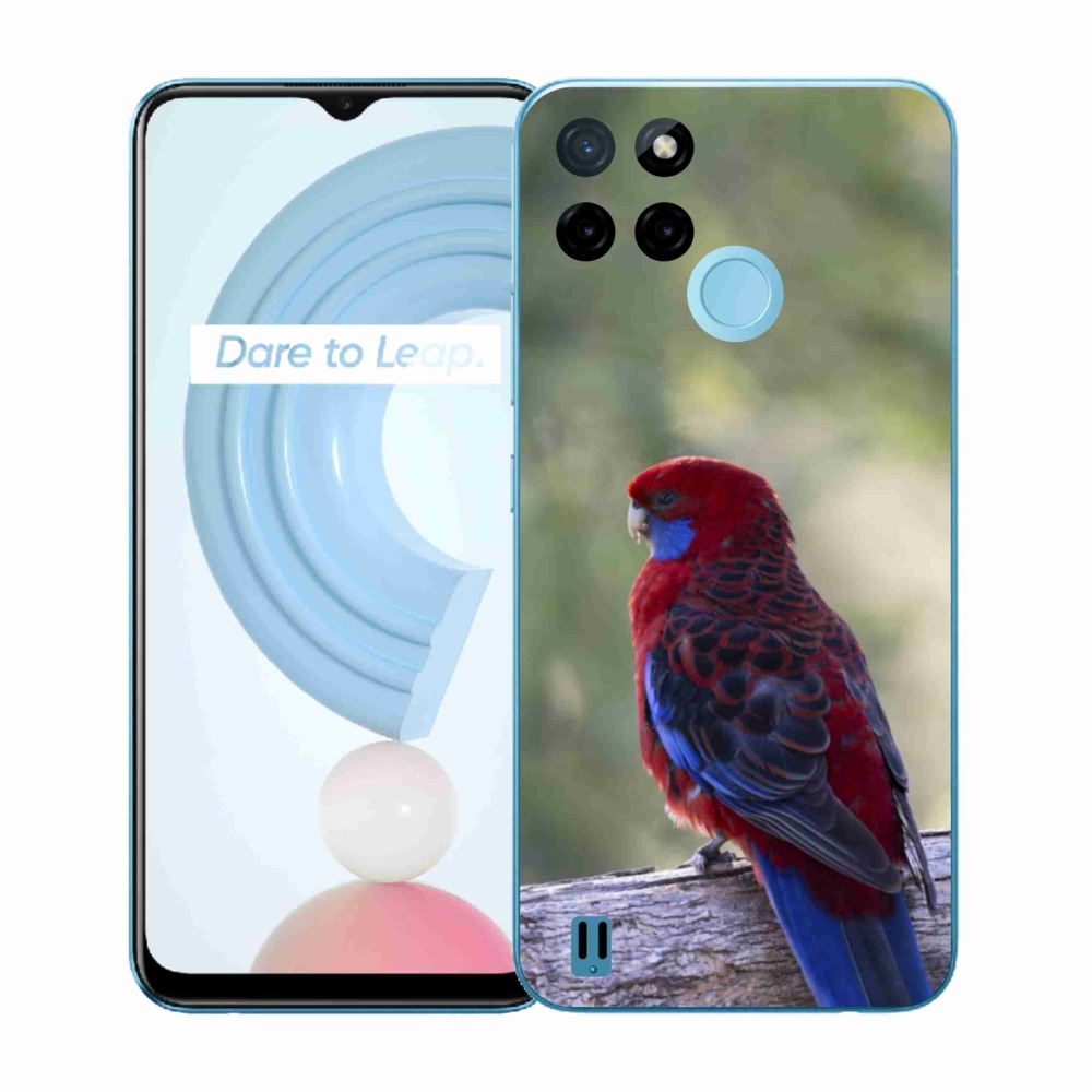 Gélový kryt mmCase na Realme C21Y/C25Y - papagáj rosela