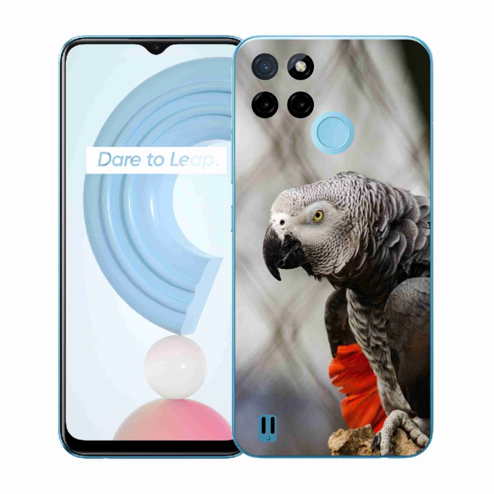 Gélový kryt mmCase na Realme C21Y/C25Y - papagáj žako 3