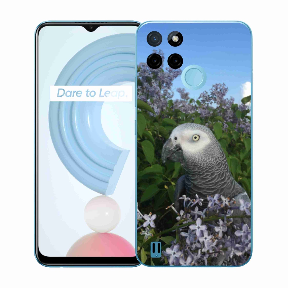 Gélový kryt mmCase na Realme C21Y/C25Y - papagáj žako