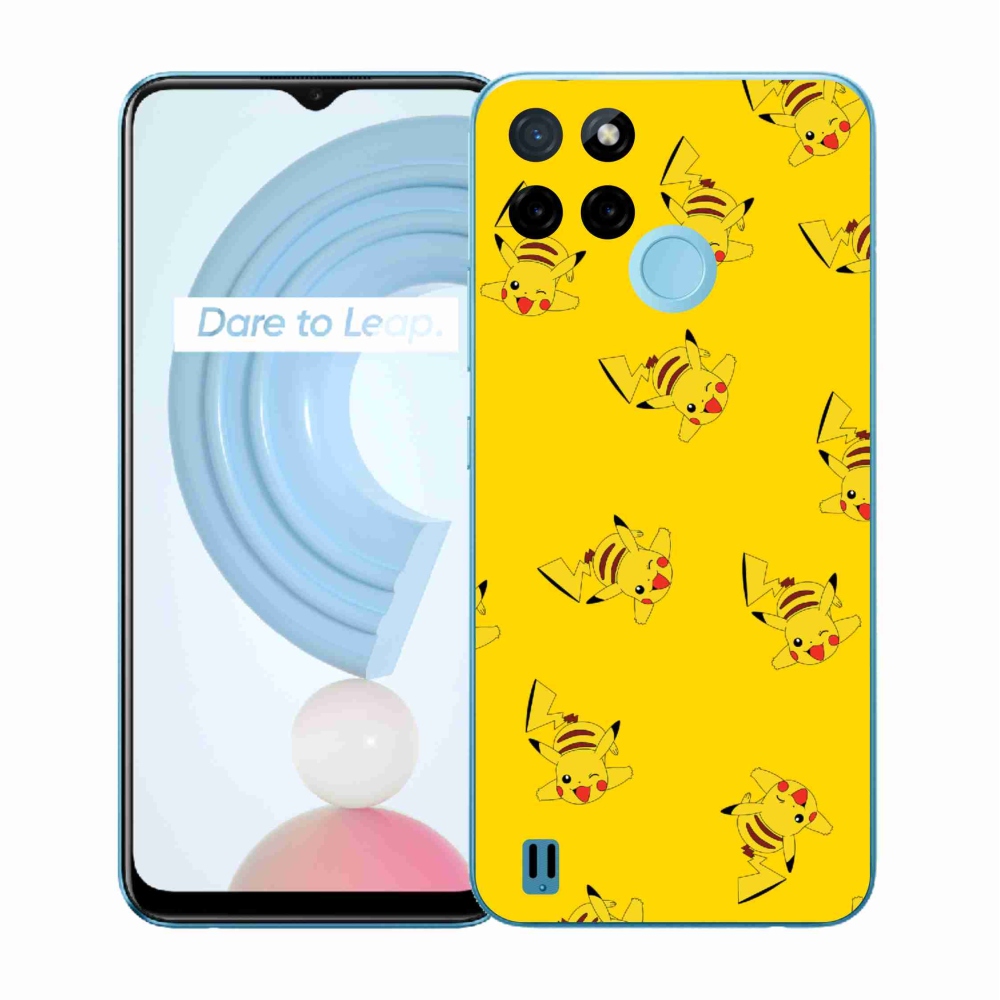 Gélový kryt mmCase na Realme C21Y/C25Y - pikachu