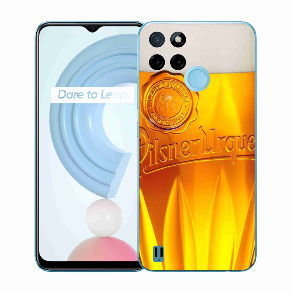 Gélový kryt mmCase na Realme C21Y/C25Y - pivo