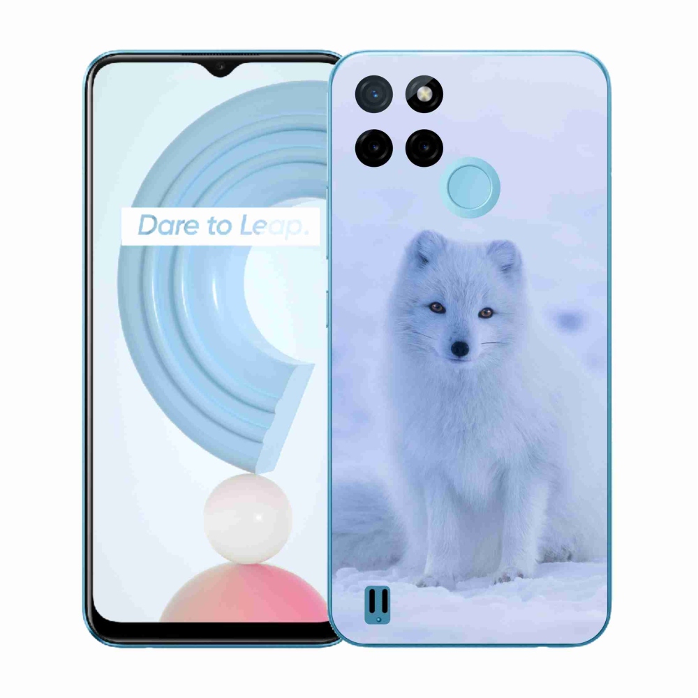 Gélový kryt mmCase na Realme C21Y/C25Y - polárna líška