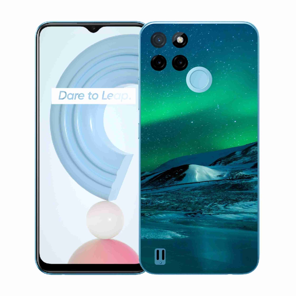 Gélový kryt mmCase na Realme C21Y/C25Y - polárna žiara