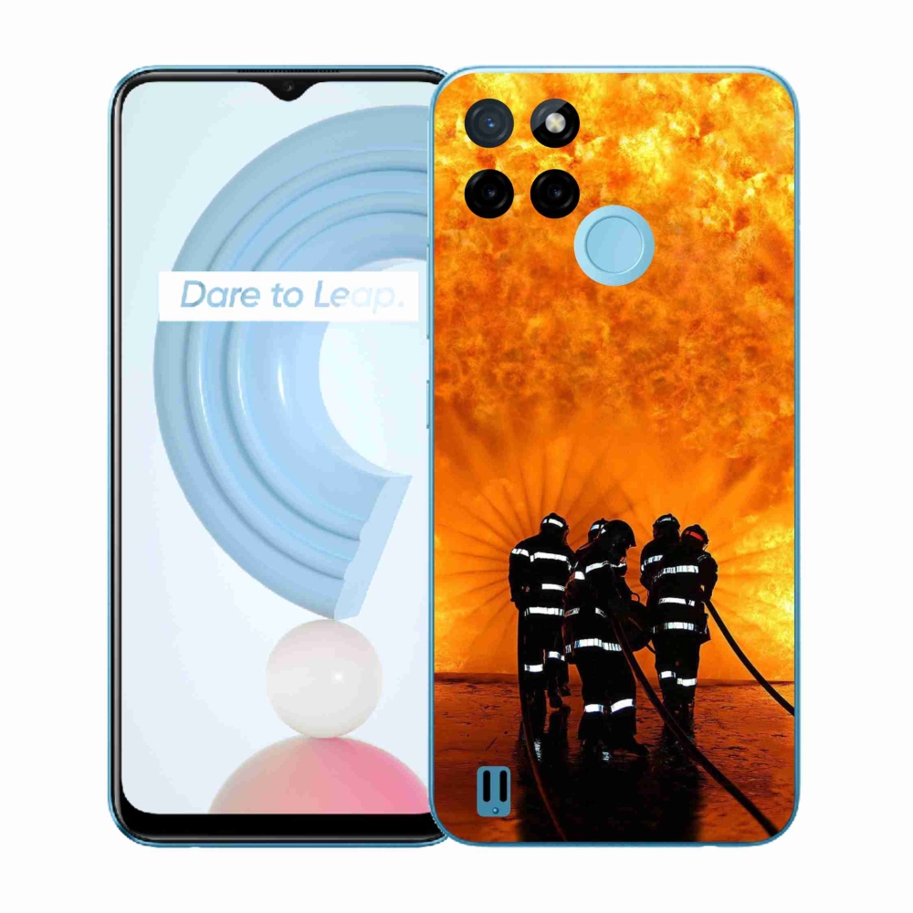 Gélový kryt mmCase na Realme C21Y/C25Y - požiar