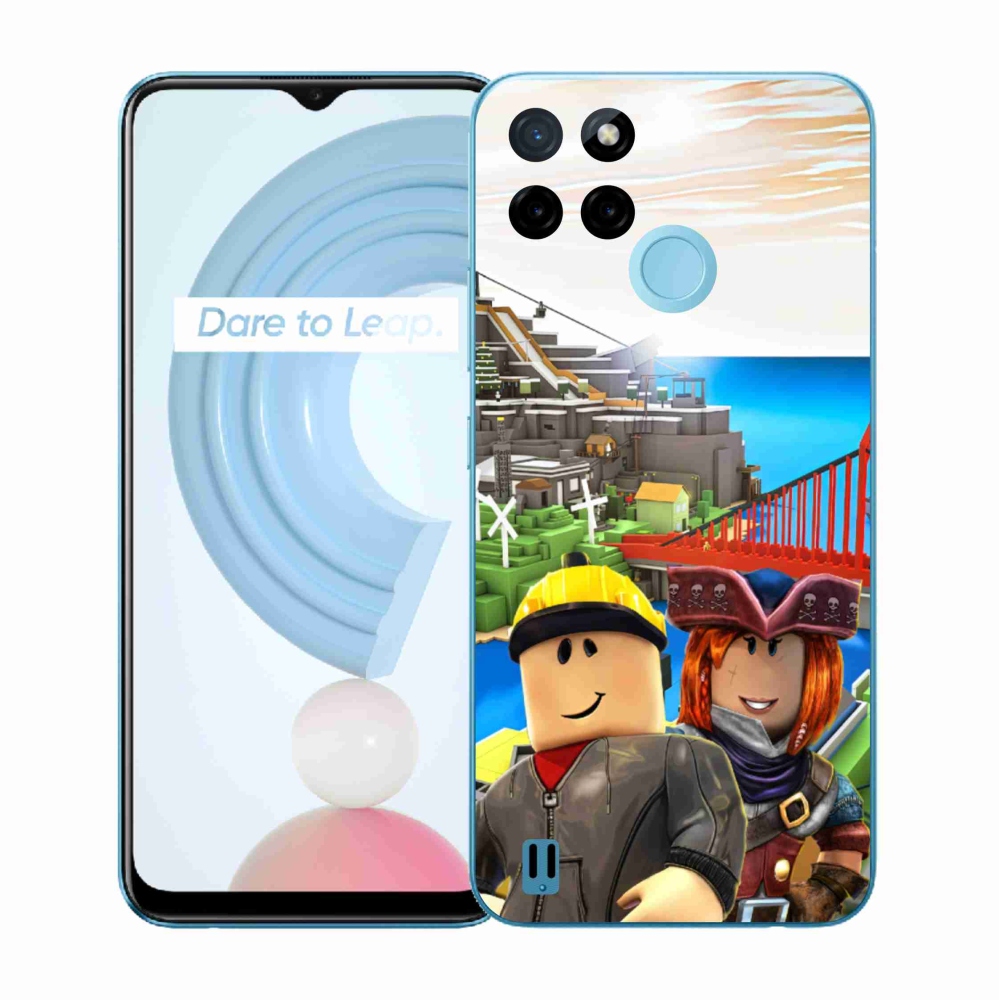 Gélový kryt mmCase na Realme C21Y/C25Y - roblox 1