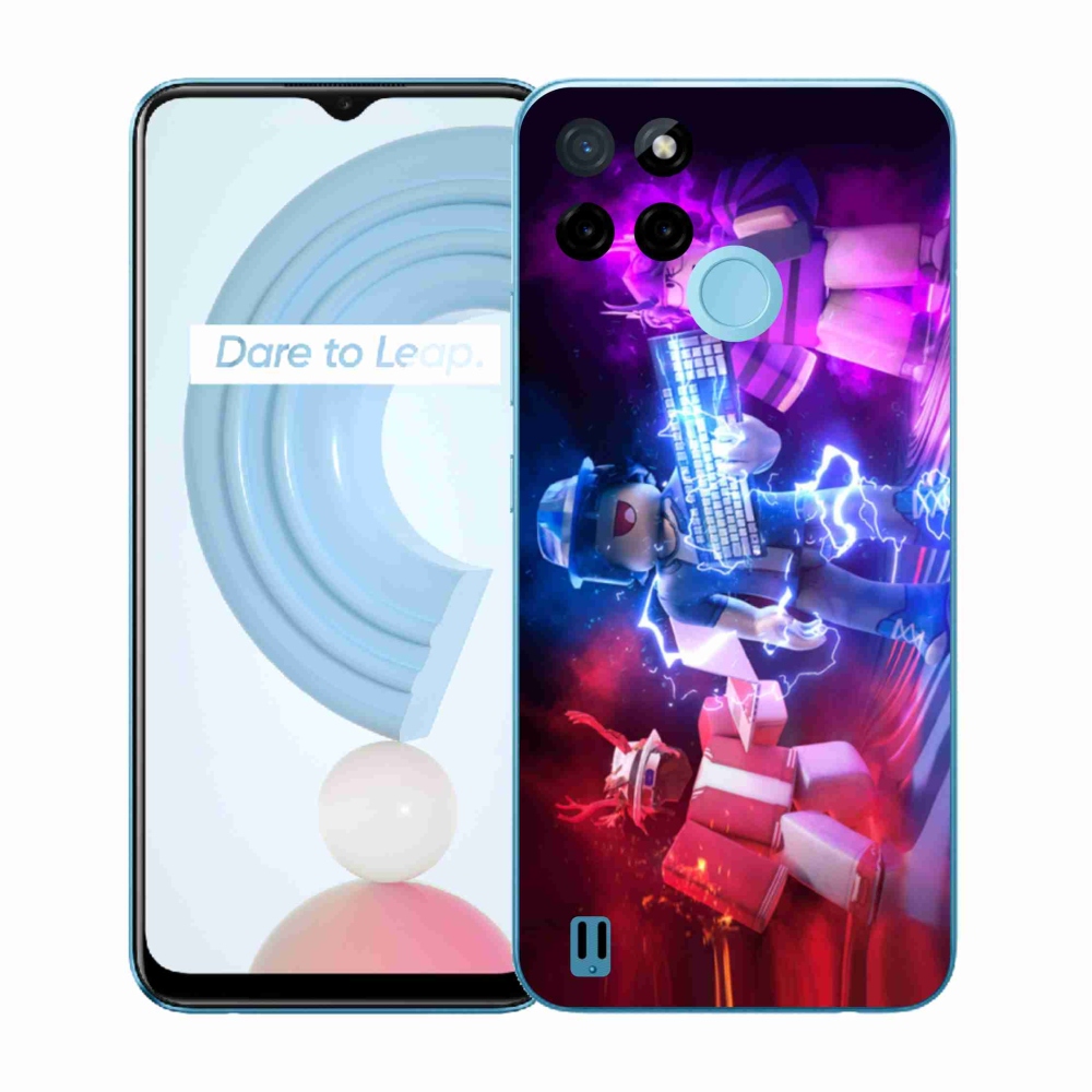 Gélový kryt mmCase na Realme C21Y/C25Y - roblox