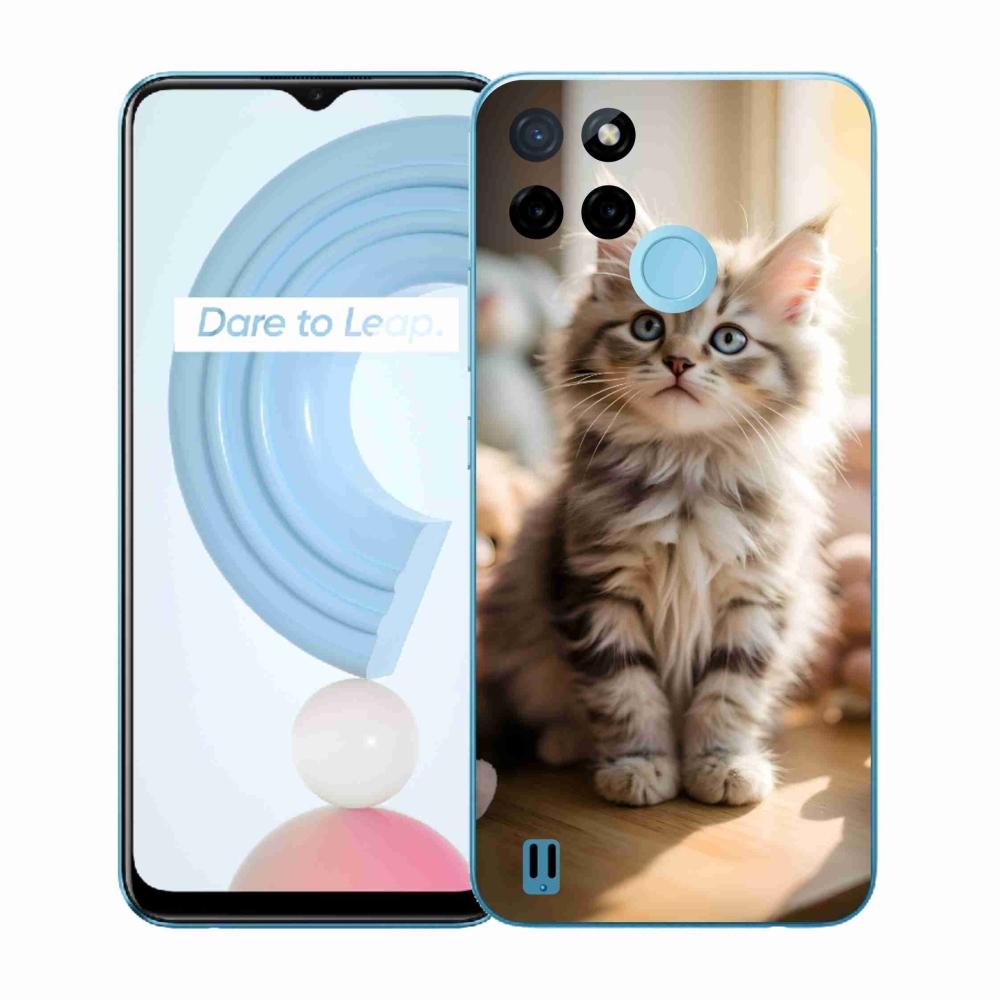 Gélový kryt mmCase na Realme C21Y/C25Y - roztomilé mačiatko 10