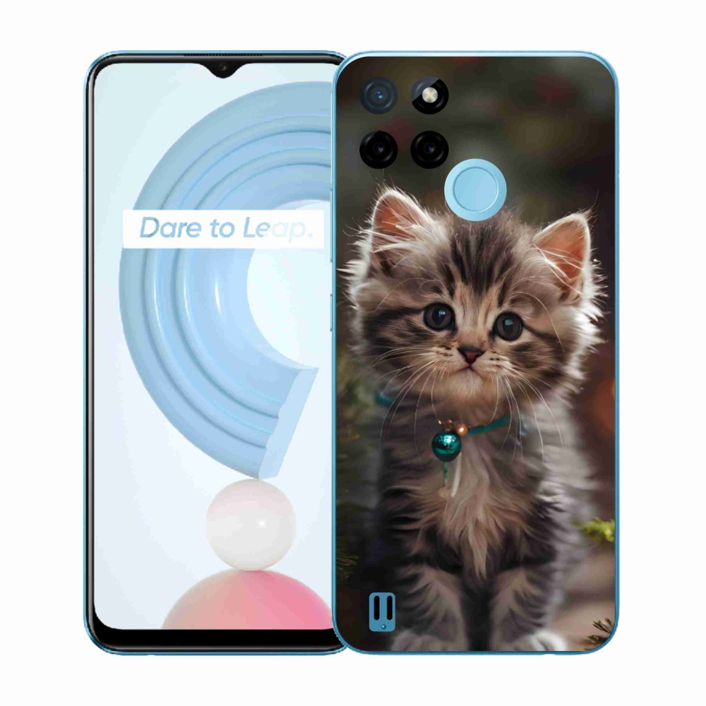Gélový kryt mmCase na Realme C21Y/C25Y - roztomilé mačiatko 11