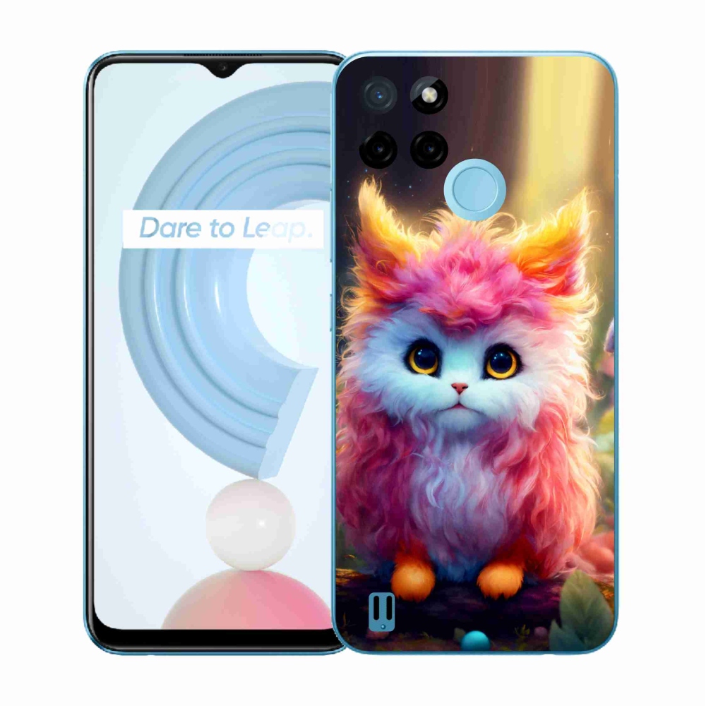 Gélový kryt mmCase na Realme C21Y/C25Y - roztomilé mačiatko 5