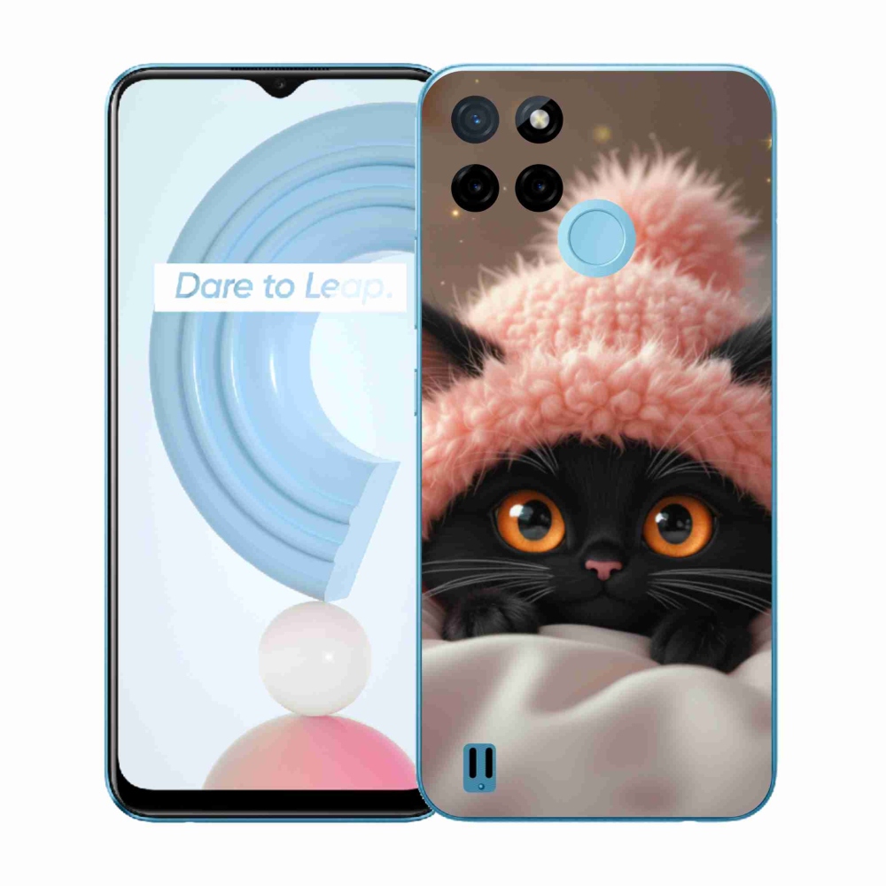 Gélový kryt mmCase na Realme C21Y/C25Y - roztomilé mačiatko 7