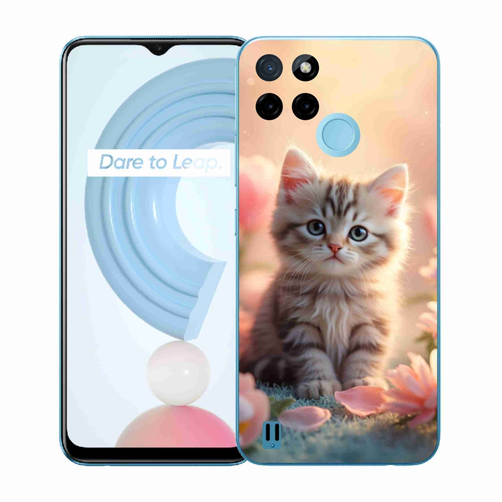 Gélový kryt mmCase na Realme C21Y/C25Y - roztomilé mačiatko 8