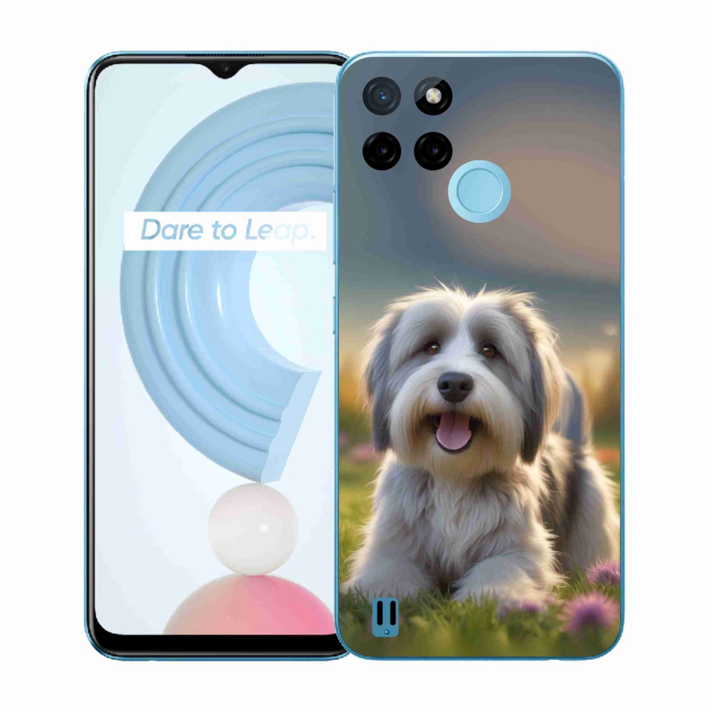 Gélový kryt mmCase na Realme C21Y/C25Y - roztomilý havanský psík