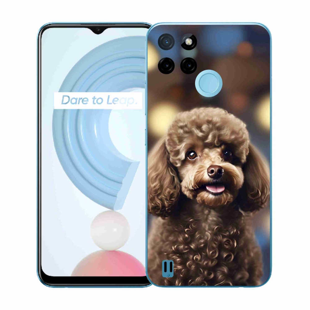 Gélový kryt mmCase na Realme C21Y/C25Y - roztomilý pudel