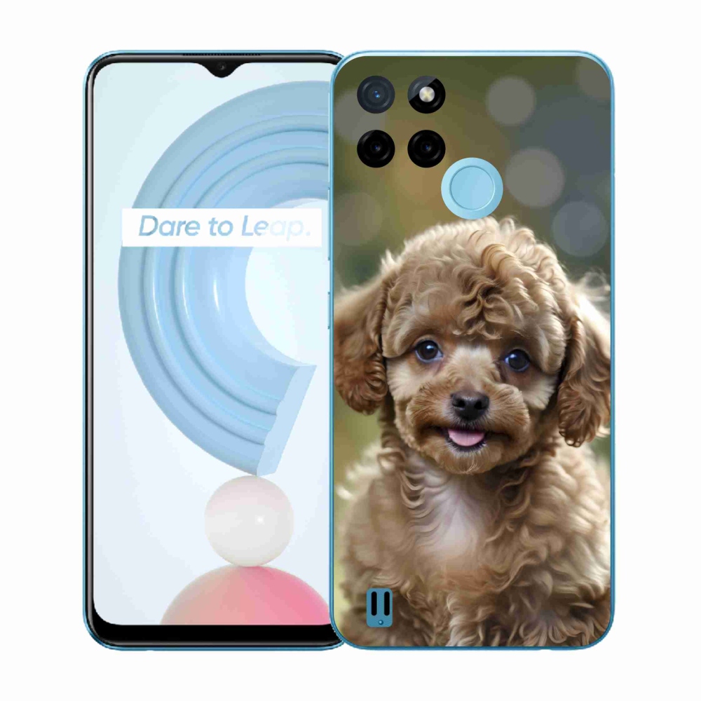 Gélový kryt mmCase na Realme C21Y/C25Y - roztomilý pudel