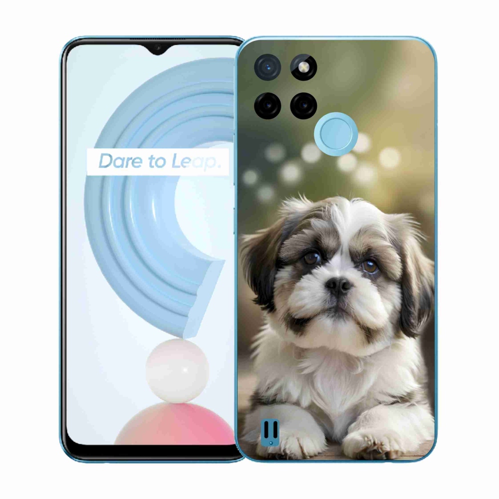 Gélový kryt mmCase na Realme C21Y/C25Y - roztomilý shih-tzu