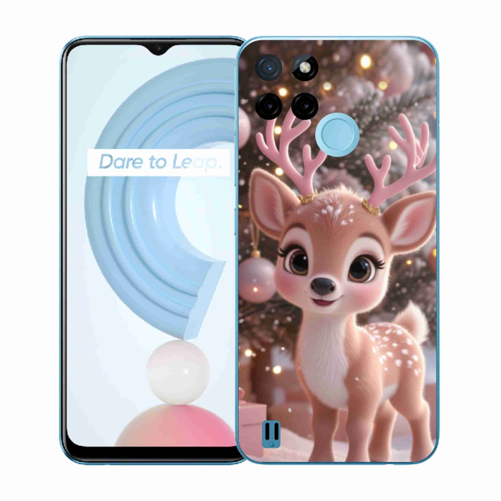 Gélový kryt mmCase na Realme C21Y/C25Y - roztomilý sob