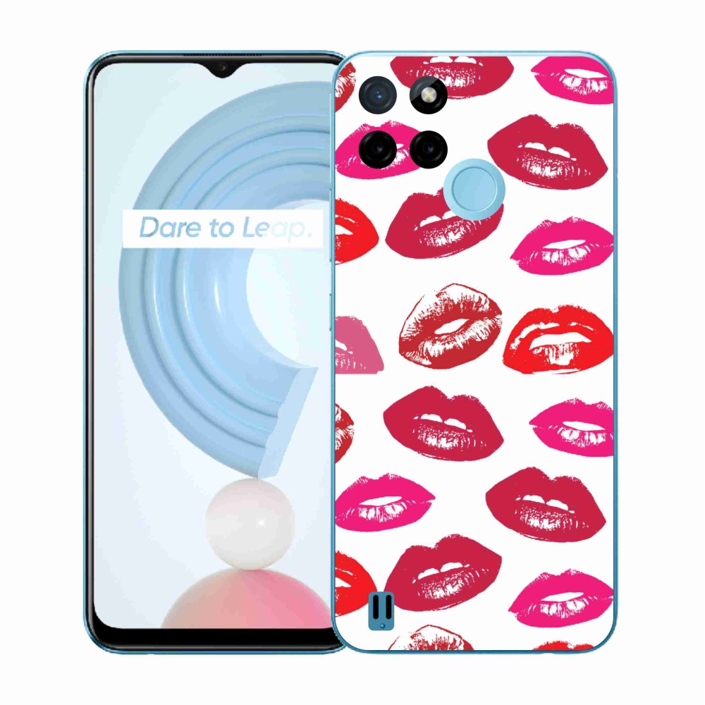 Gélový kryt mmCase na Realme C21Y/C25Y - pery