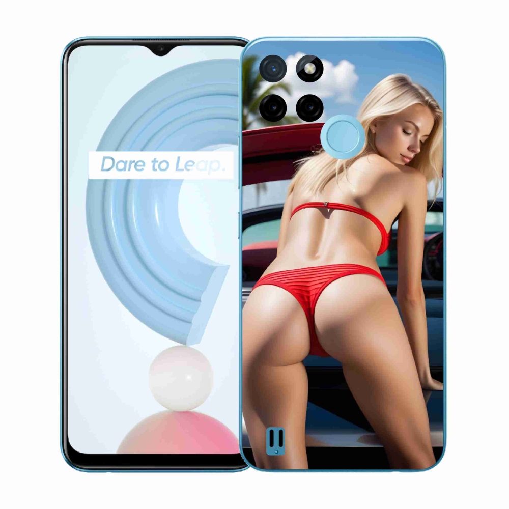 Gélový kryt mmCase na Realme C21Y/C25Y - sexy žena 2