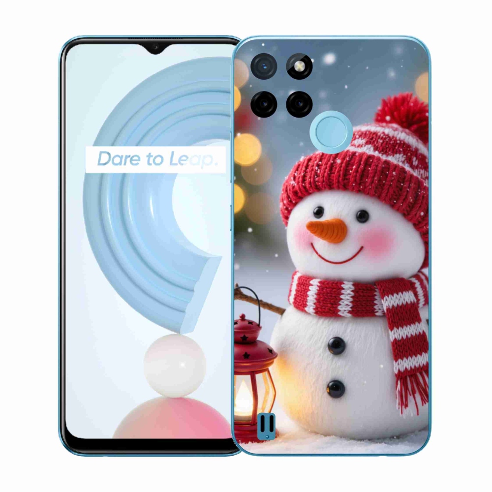 Gélový kryt mmCase na Realme C21Y/C25Y - snehuliak 2