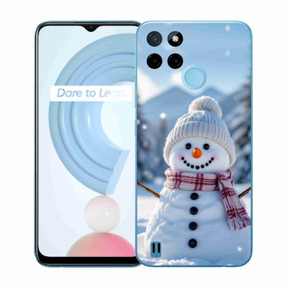 Gélový kryt mmCase na Realme C21Y/C25Y - snehuliak 3
