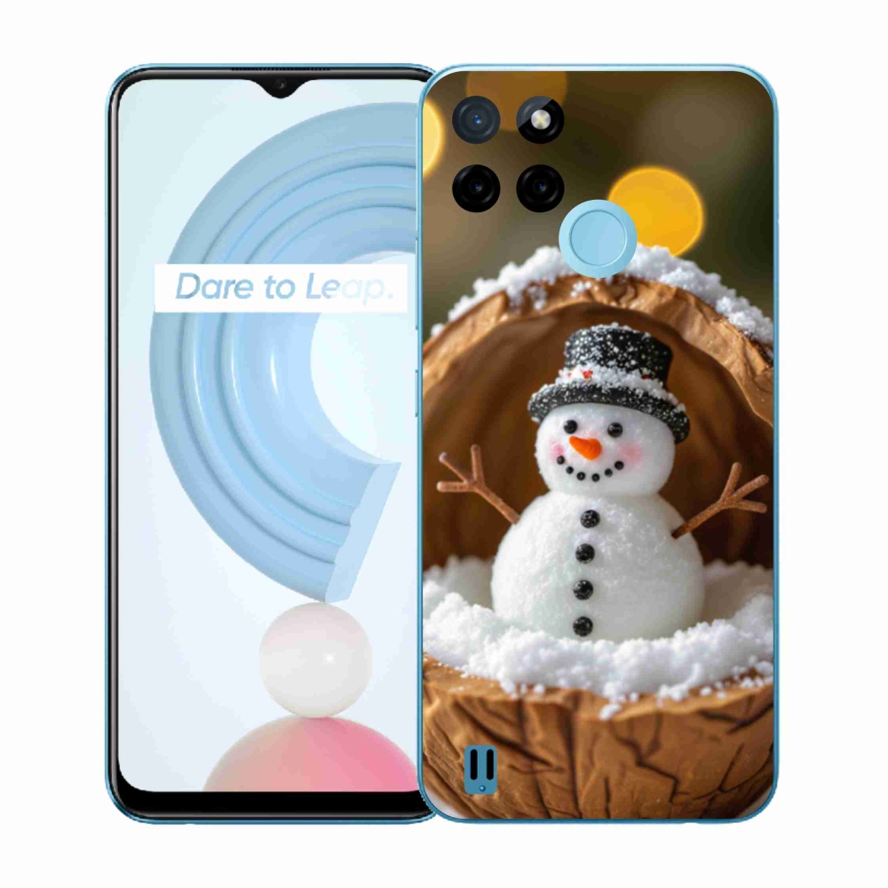 Gélový kryt mmCase na Realme C21Y/C25Y - snehuliak 4