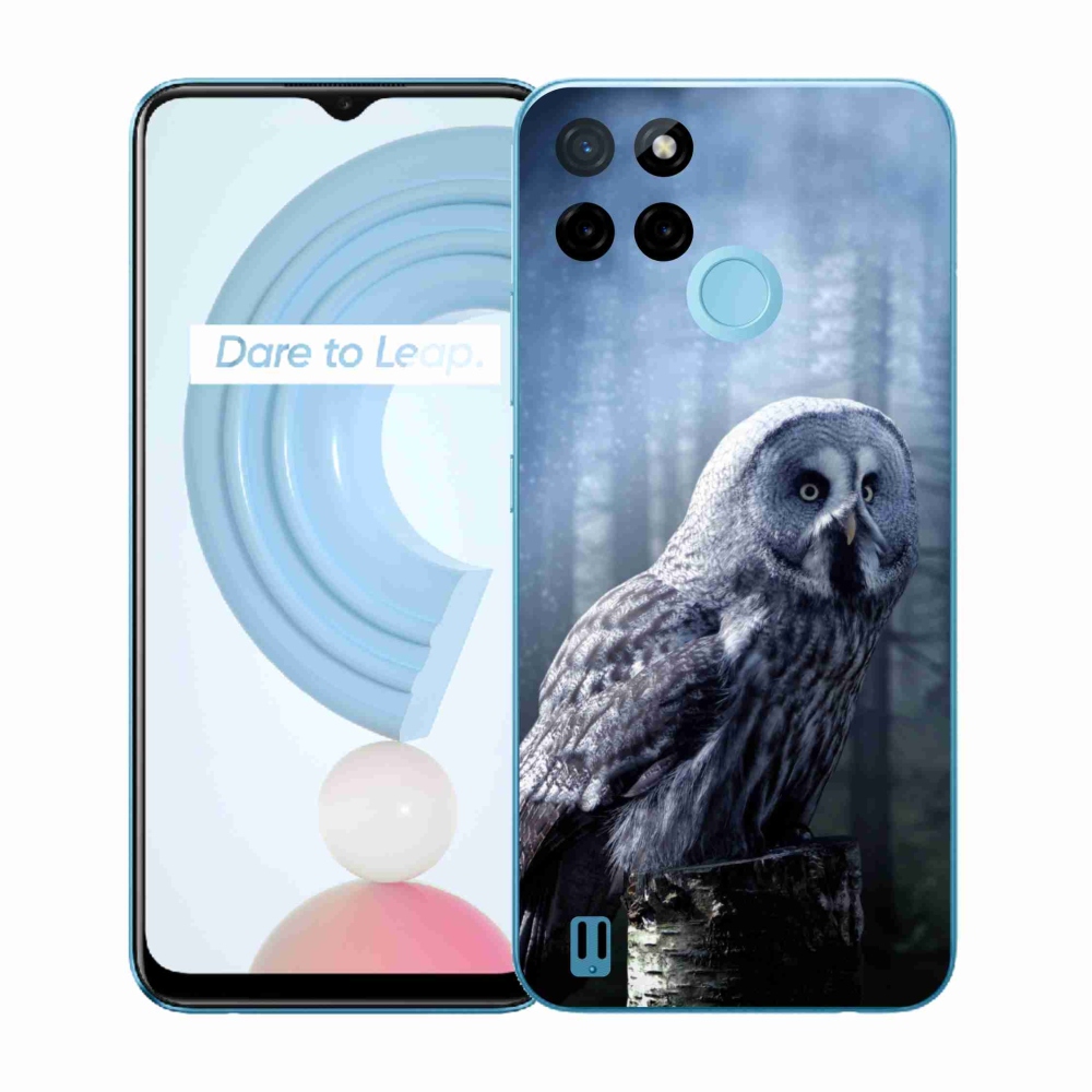 Gélový kryt mmCase na Realme C21Y/C25Y - sova