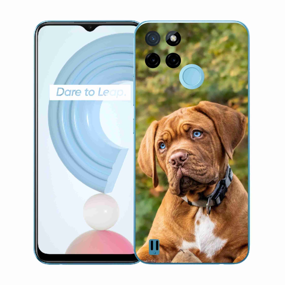 Gélový kryt mmCase na Realme C21Y/C25Y - šteňa