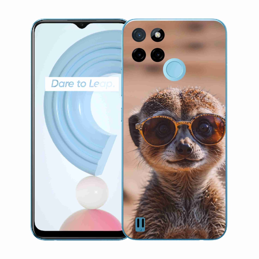 Gélový kryt mmCase na Realme C21Y/C25Y - štýlová surikata