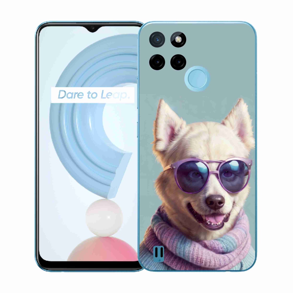 Gélový kryt mmCase na Realme C21Y/C25Y - štýlový nemecký špic