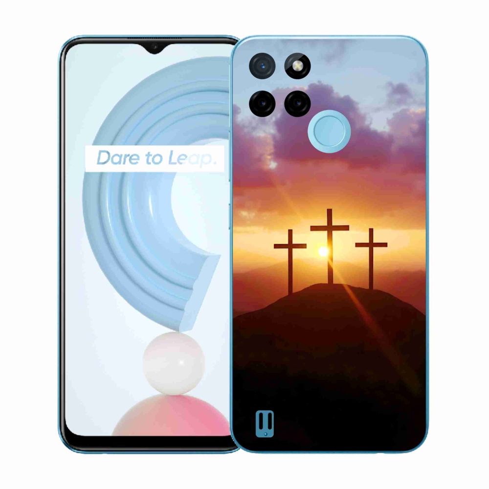 Gélový kryt mmCase na Realme C21Y/C25Y - tri kríža