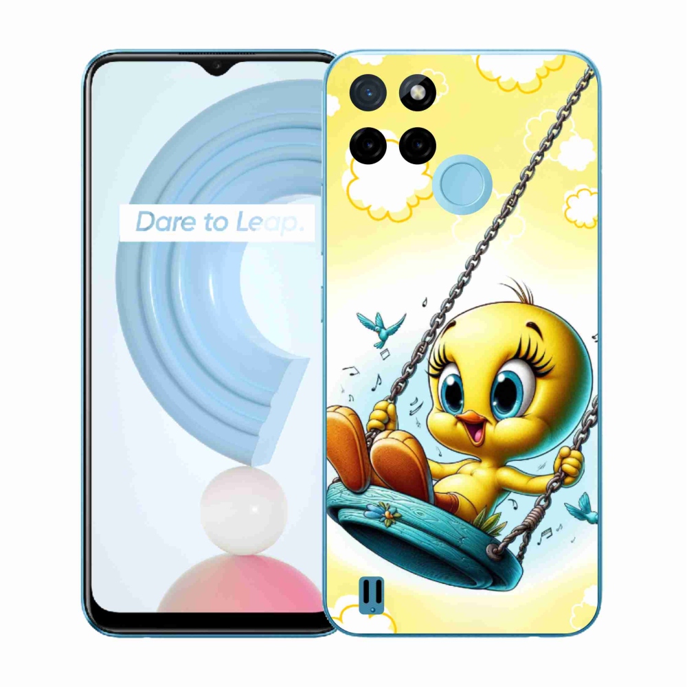 Gélový kryt mmCase na Realme C21Y/C25Y - tweety