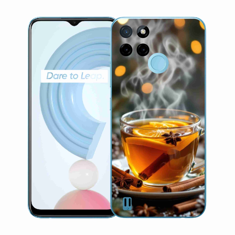 Gélový kryt mmCase na Realme C21Y/C25Y - vianočný punč