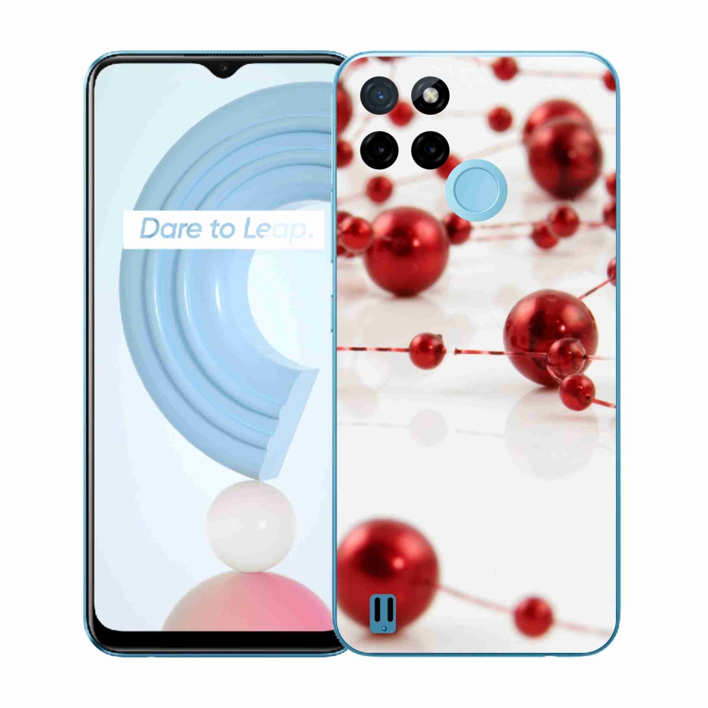 Gélový kryt mmCase na Realme C21Y/C25Y - vianočná reťaz