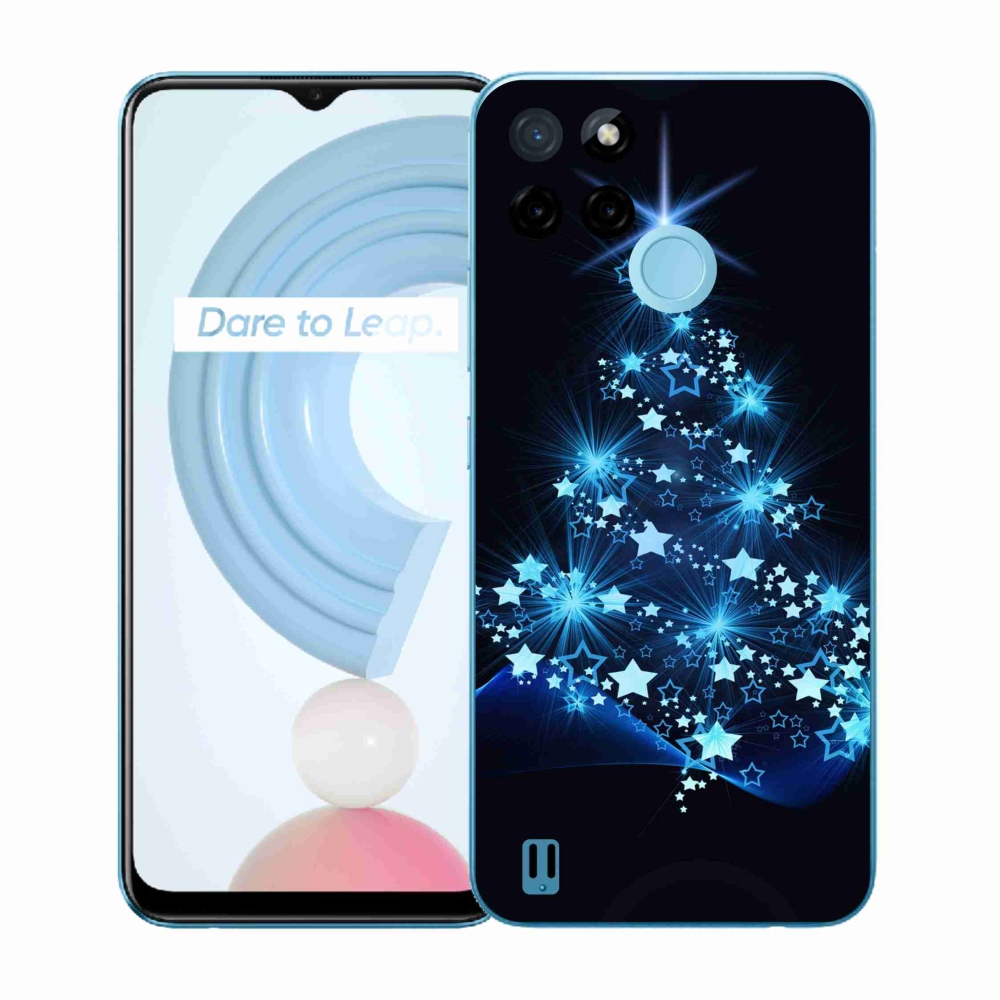 Gélový kryt mmCase na Realme C21Y/C25Y - vianočný stromček