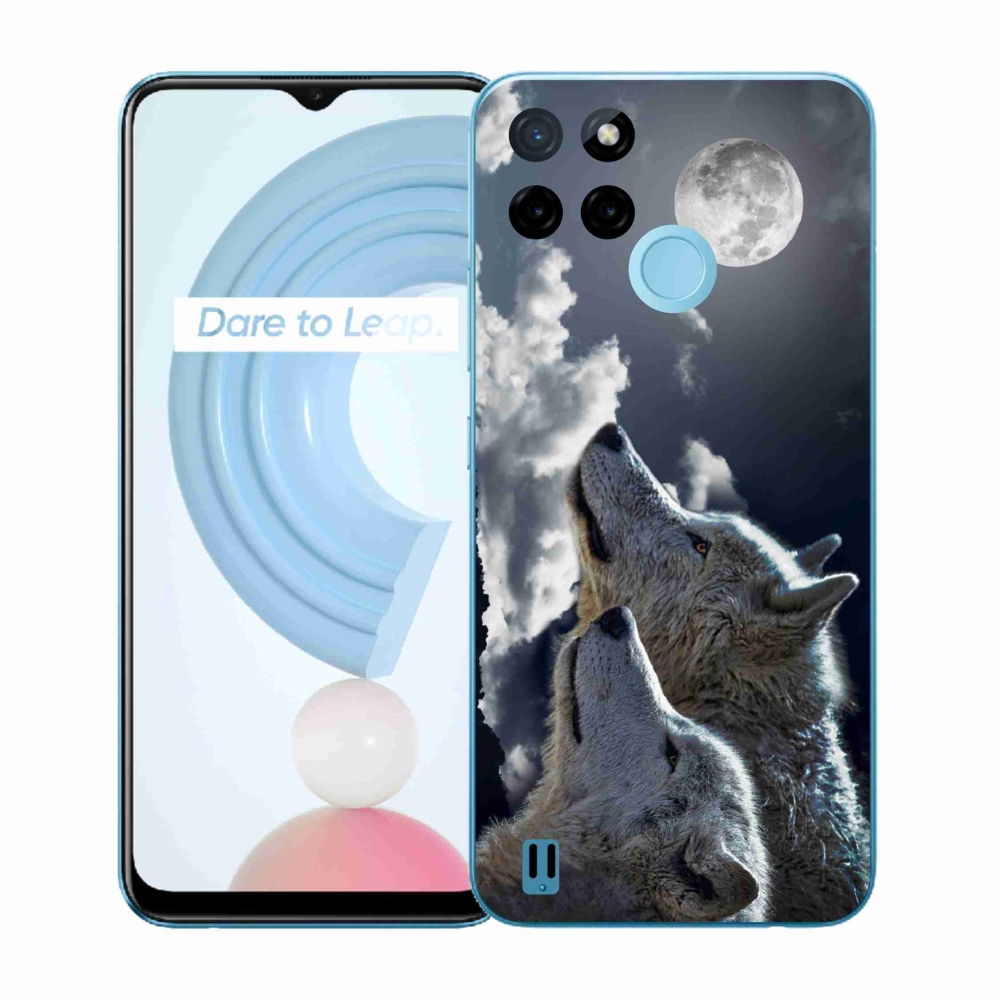 Gélový kryt mmCase na Realme C21Y/C25Y - vlci