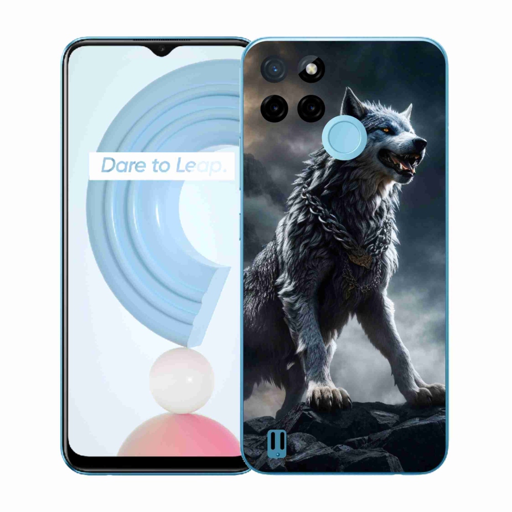 Gélový kryt mmCase na Realme C21Y/C25Y - vlk 1