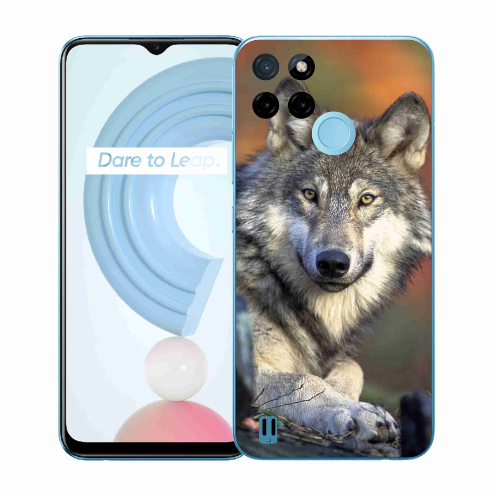 Gélový kryt mmCase na Realme C21Y/C25Y - vlk