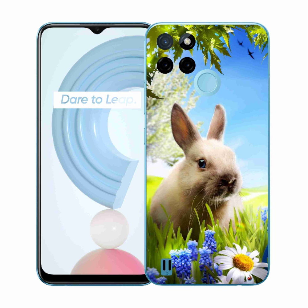 Gélový kryt mmCase na Realme C21Y/C25Y - zajačik
