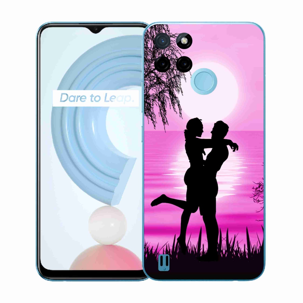 Gélový kryt mmCase na Realme C21Y/C25Y - západ slnka