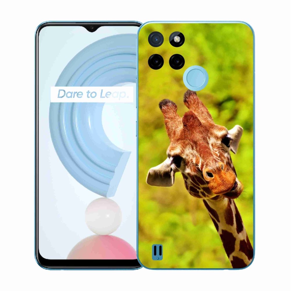 Gélový kryt mmCase na Realme C21Y/C25Y - žirafa