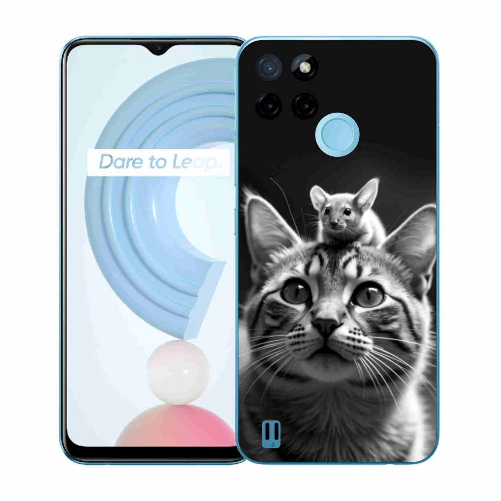 Gélový kryt mmCase na Realme C21Y/C25Y - zvieracie priateľstvo 2